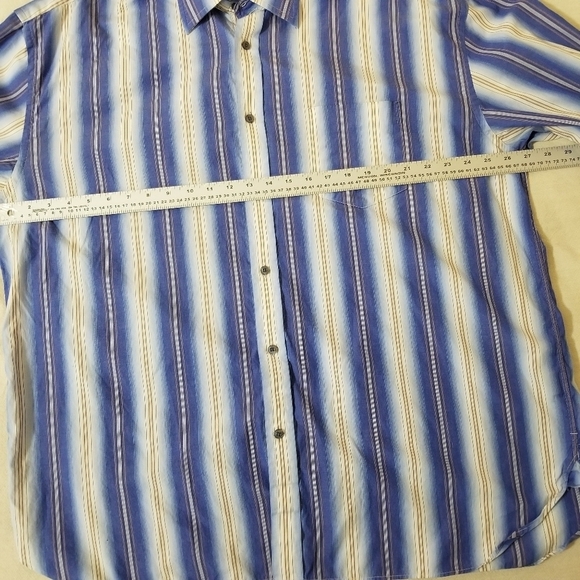 𝅺skoops NYC Man's cotton striped shirt - Picture 7 of 7